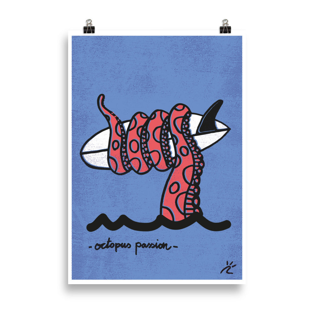 Impresión digital "Octopus passion"