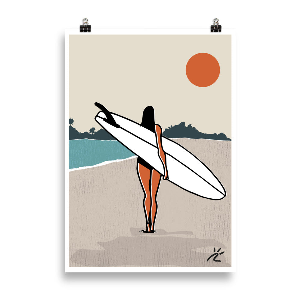 Impresión digital "Sand Walk"