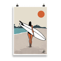 Impresión digital "Sand Walk"