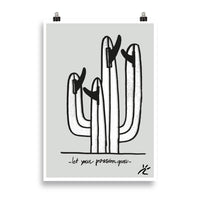 Impresión digital "Cactus"