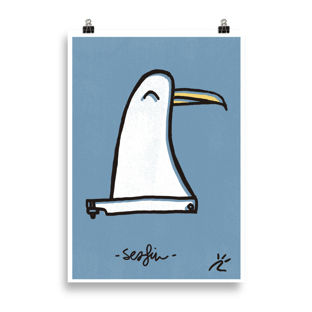 Impresión digital "Seafin"