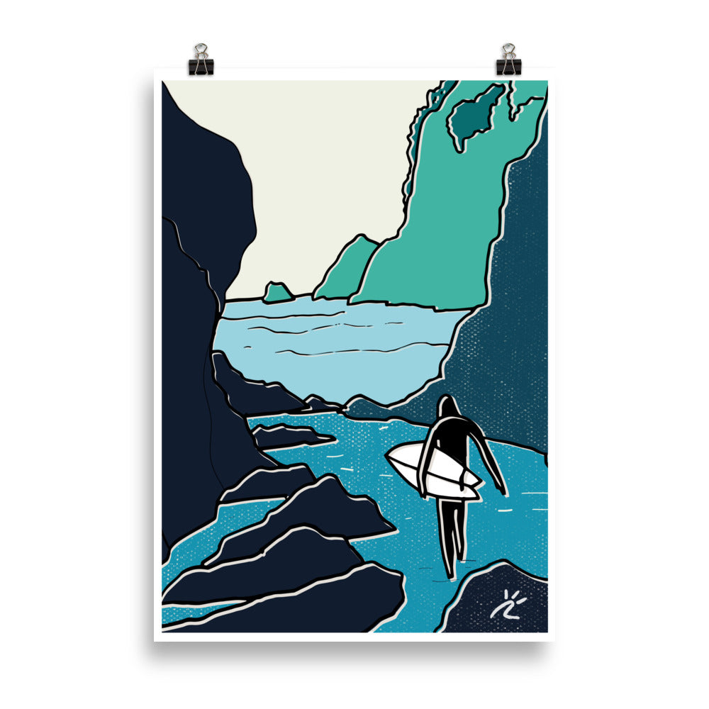 Impresión digital "Ulluwatu"