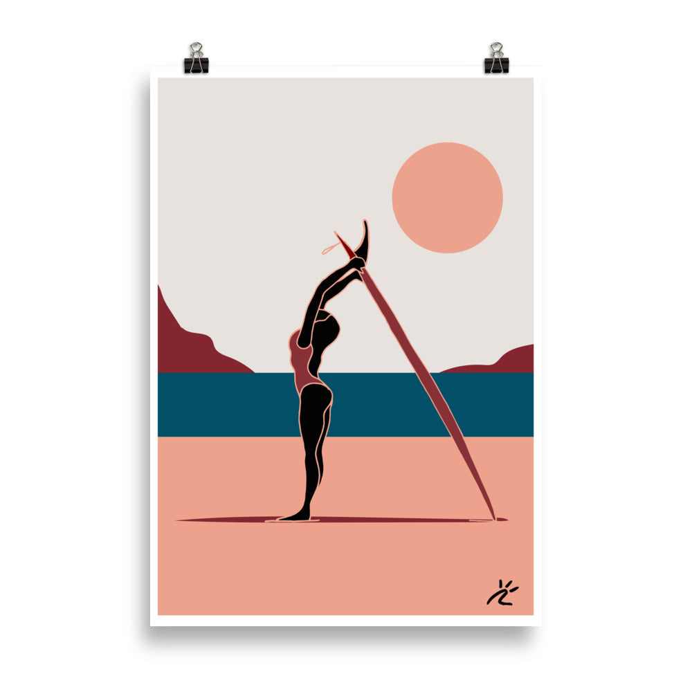 Impresión digital "SURYA NAMASKAR"