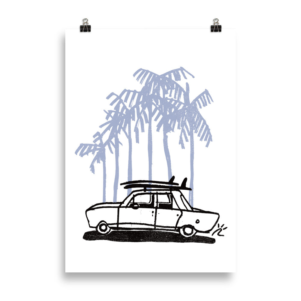 Impresión digital "Under the Palm"