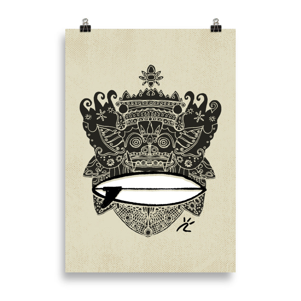 Impresión digital "Bali Mask"