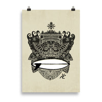 Impresión digital "Bali Mask"