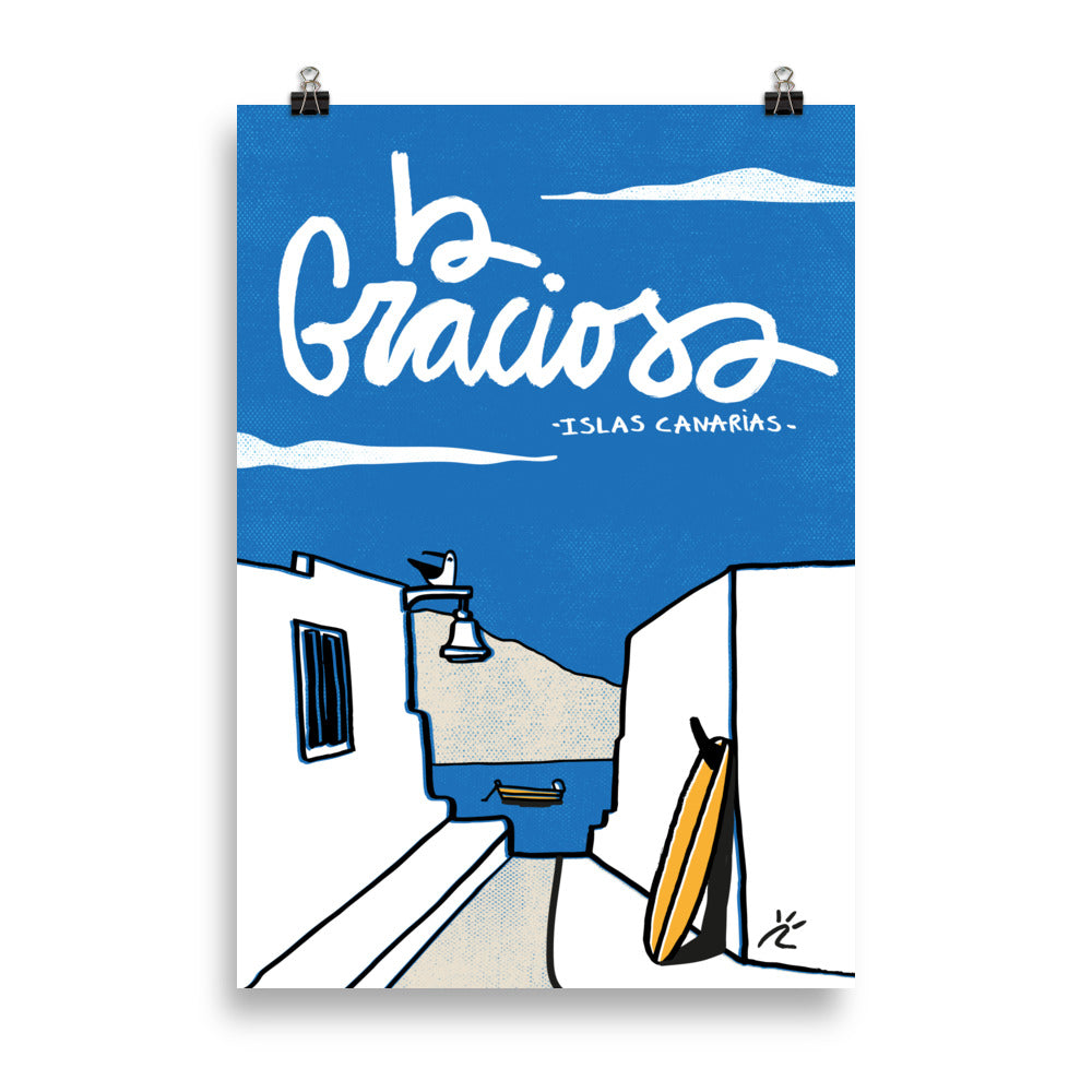 Impresión digital "LA GRACIOSA"