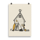 Impresión digital "Fisherman's house"