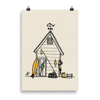 Impresión digital "Fisherman's house"