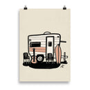 Impresión digital "Camping"