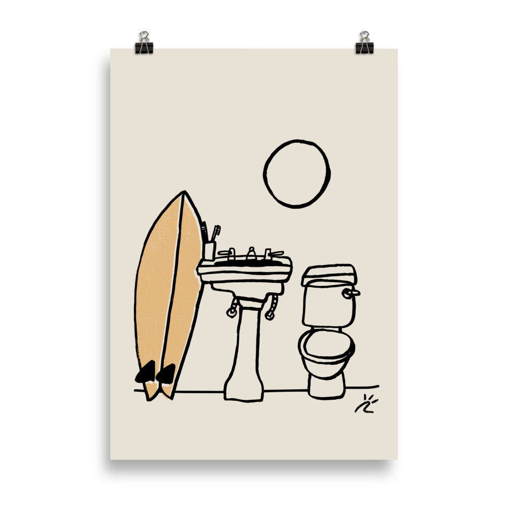 Impresión digital "Morning basics"