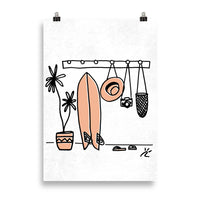 Impresión digital "Beach day"