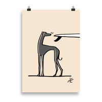 Impresión digital "Whippet"