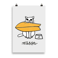Impresión digital "FISH&CATS"