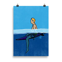 Impresión digital "FREE SURF"