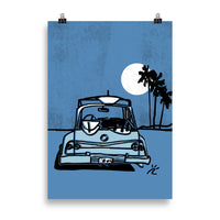 Impresión digital "Background Waves"