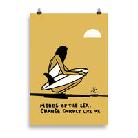 Impresión digital "Moods of the sea"