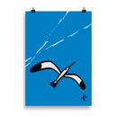 Impresión digital "Crossed lines"