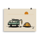 Impresión digital "Drawn Waves"