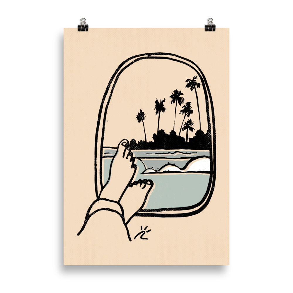 Impresión digital "Favorite View · Beach"