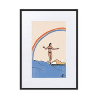 Impresión digital "Under the sky" enmarcada