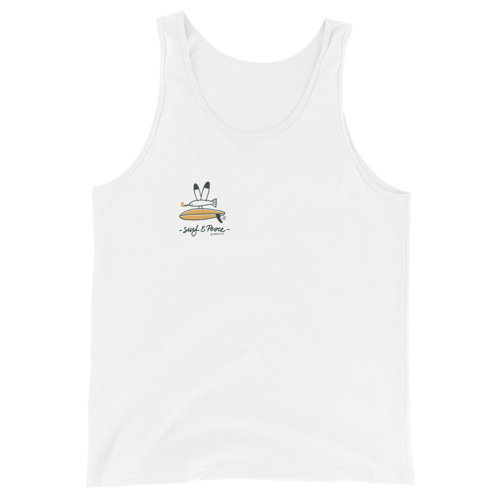 Camiseta de tirantes unisex "Surf & Peace"