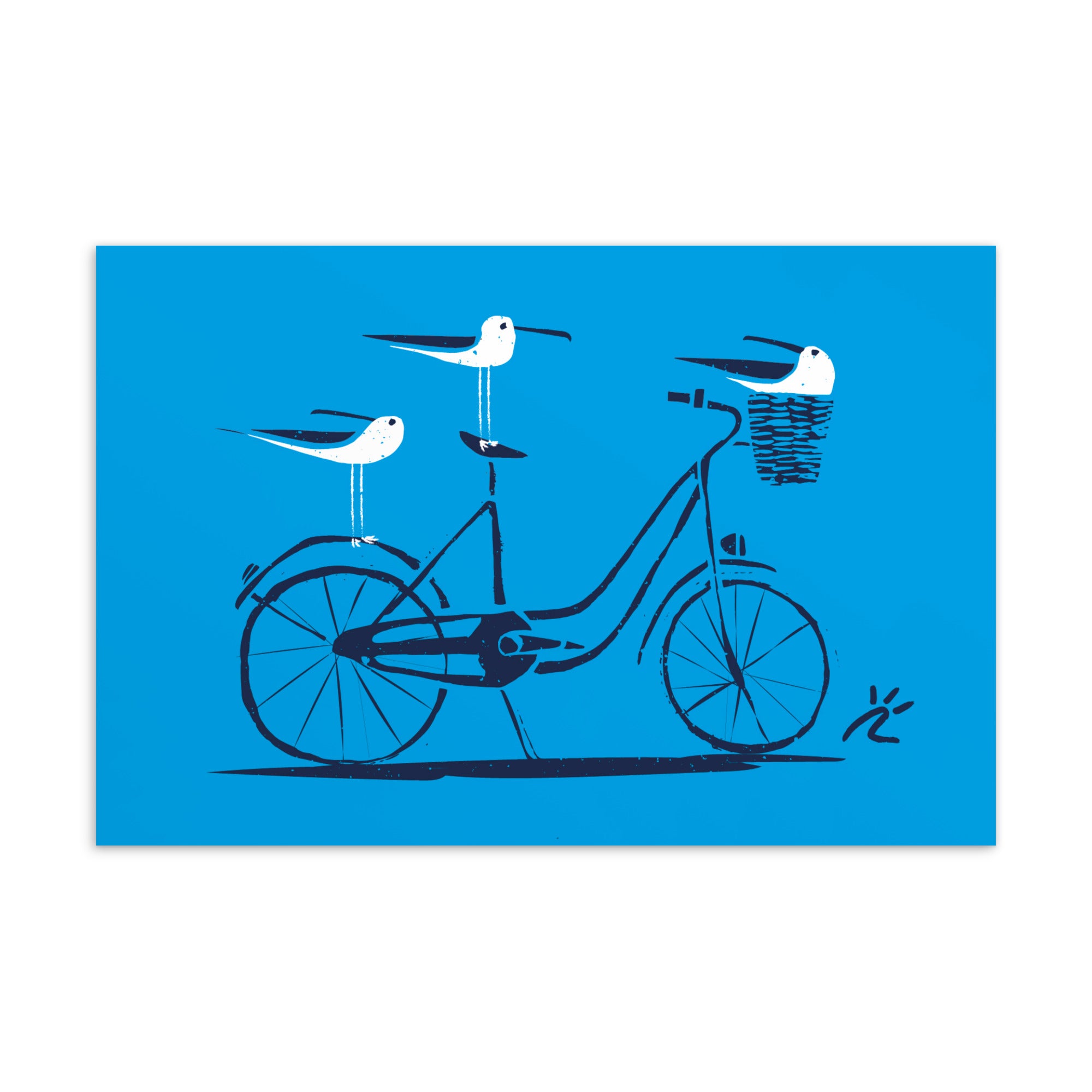 Postcard "Alas y ruedas"