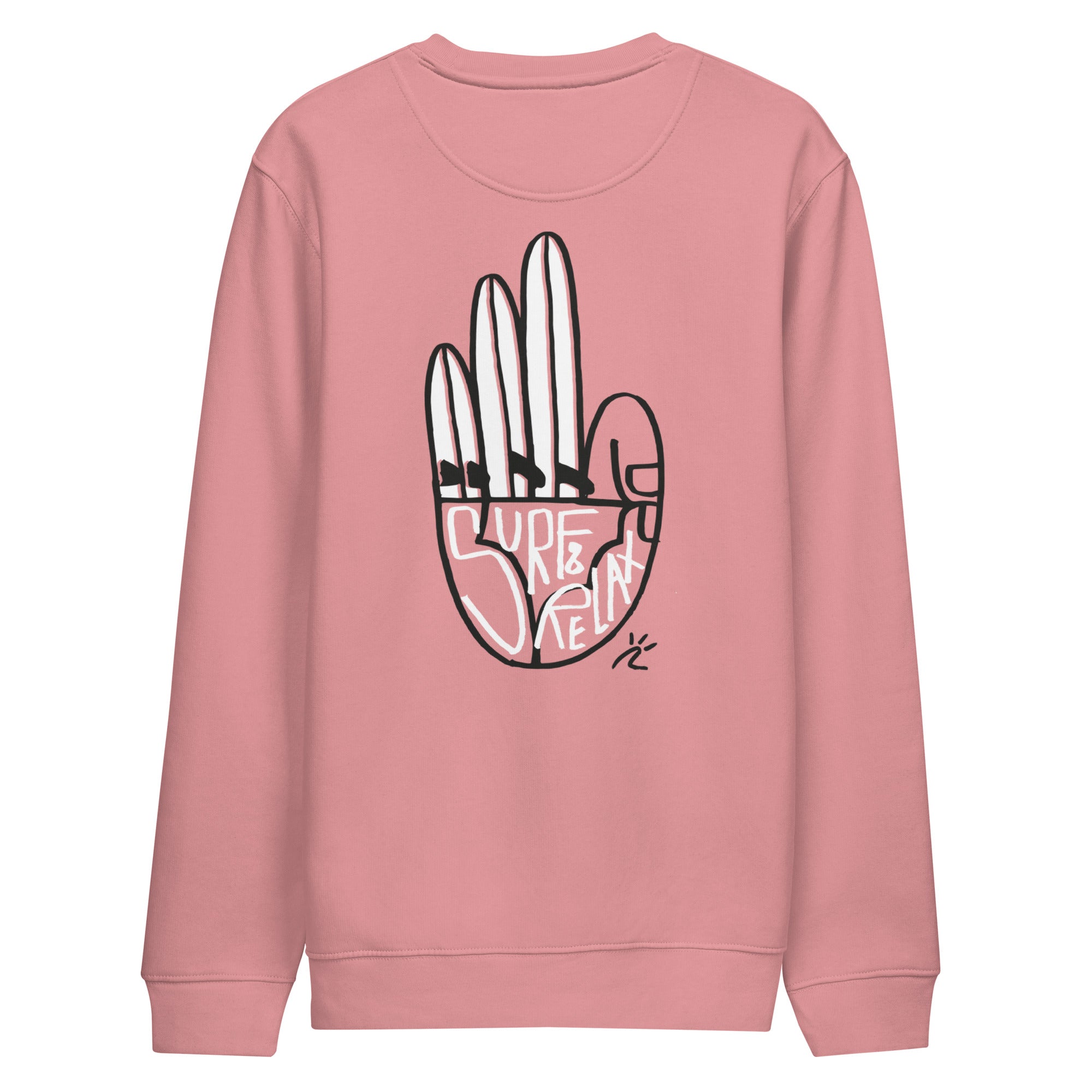 Sudadera eco unisex "Surf&Relax"