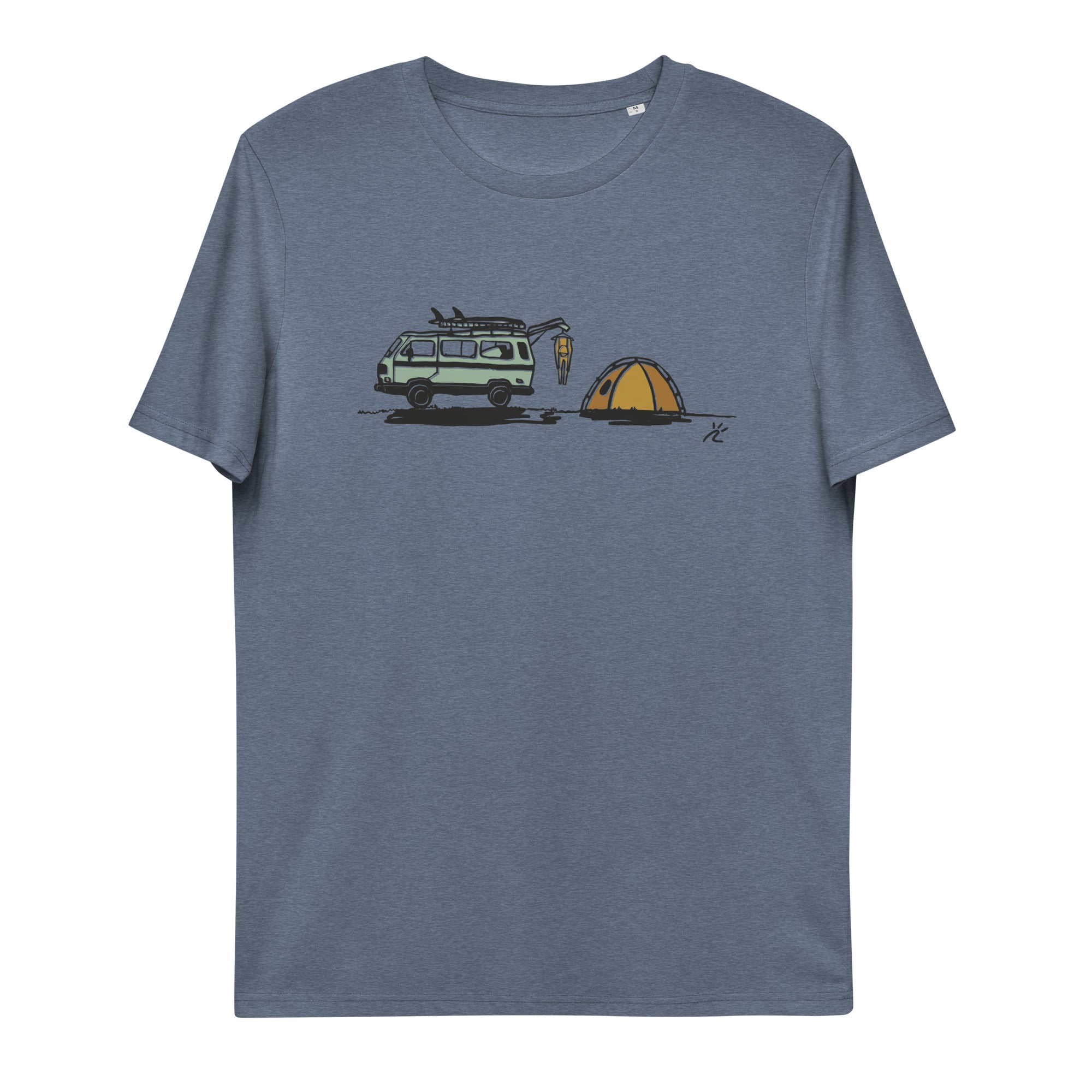 Camiseta de algodón orgánico unisex "Dawn Waves"