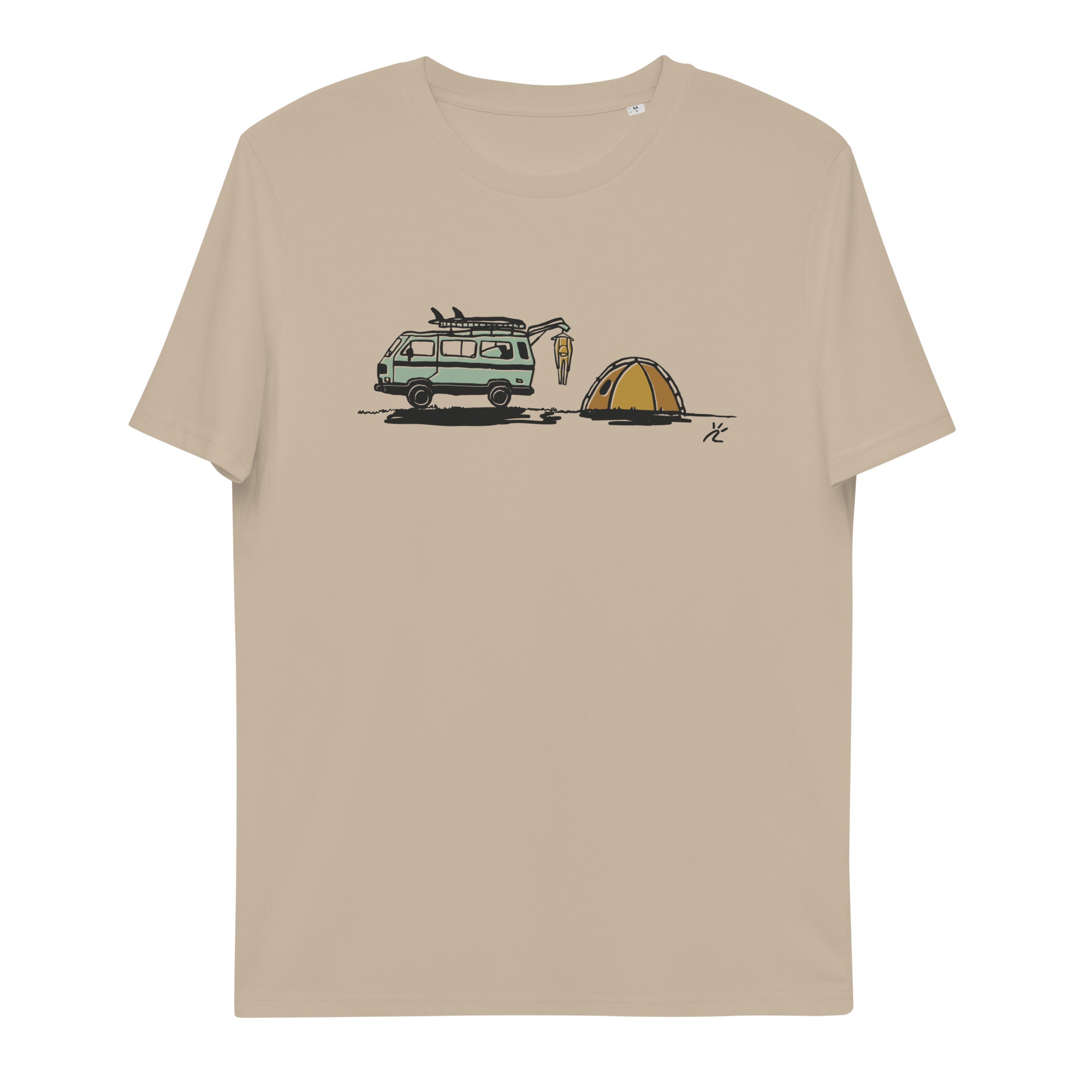 Camiseta de algodón orgánico unisex "Dawn Waves"