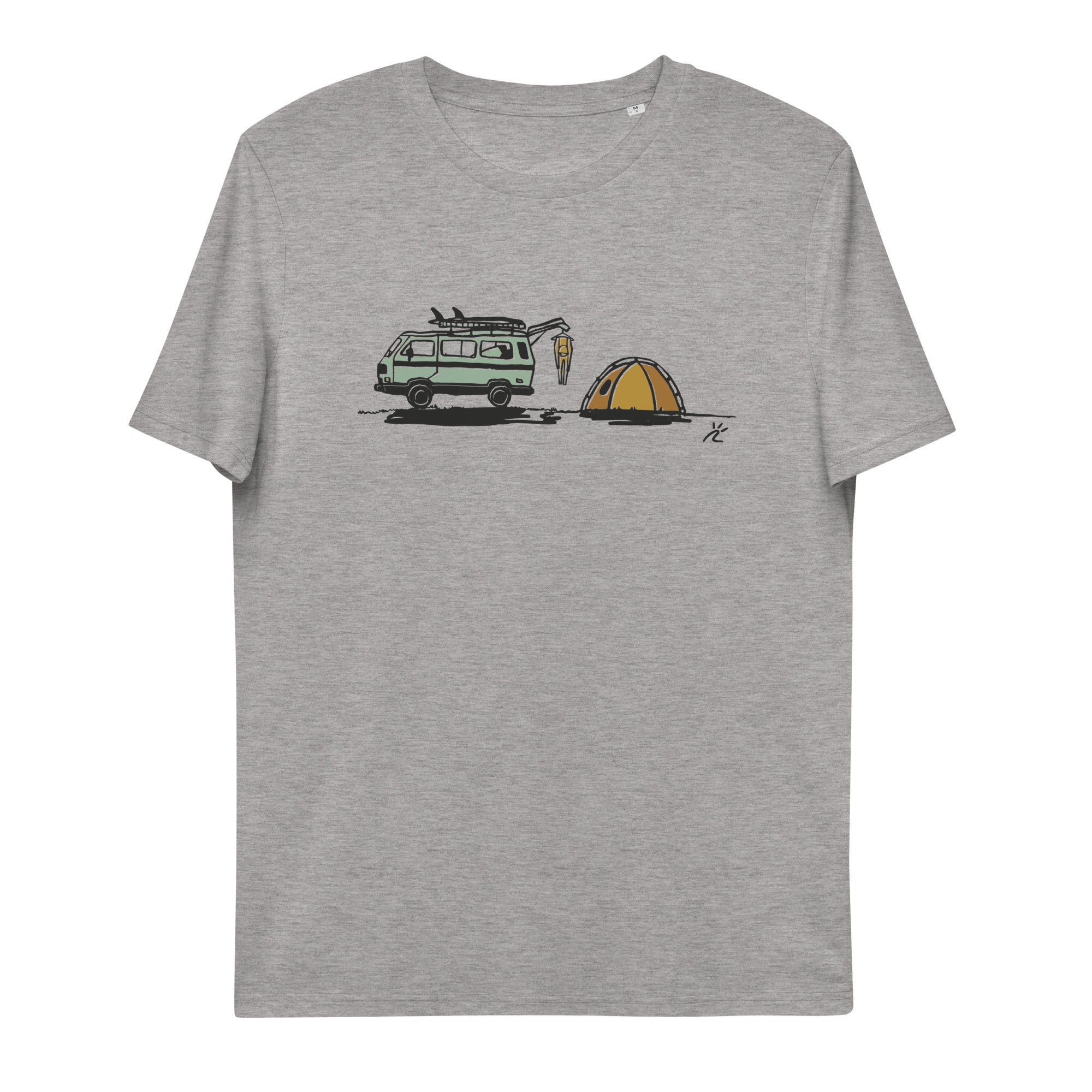 Camiseta de algodón orgánico unisex "Dawn Waves"